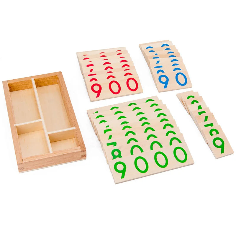 Cartes de Chiffres Montessori