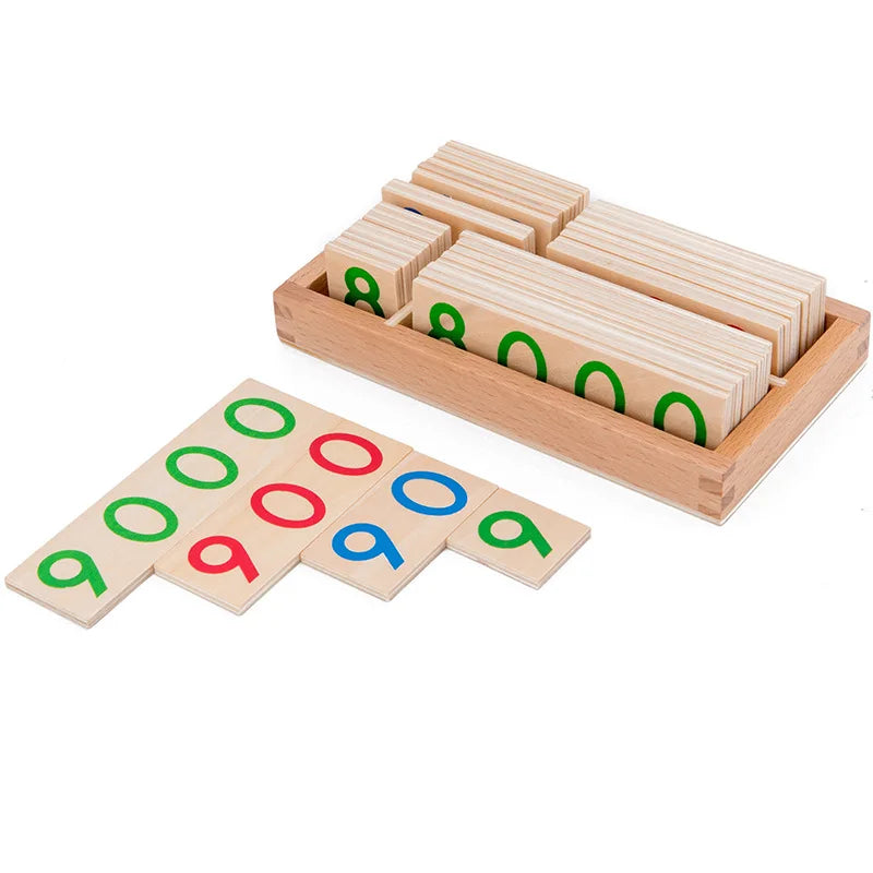Cartes de Chiffres Montessori