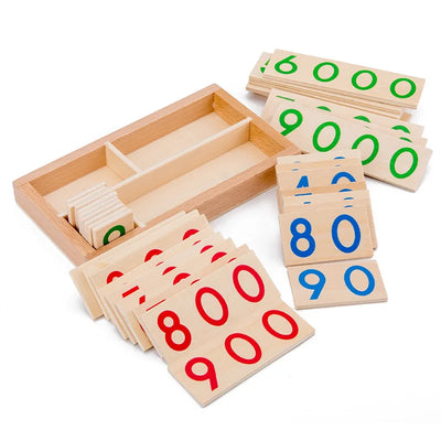 Cartes de Chiffres Montessori