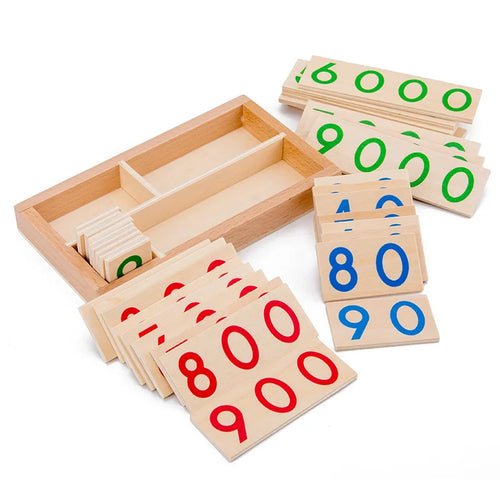 Cartes de Chiffres Montessori