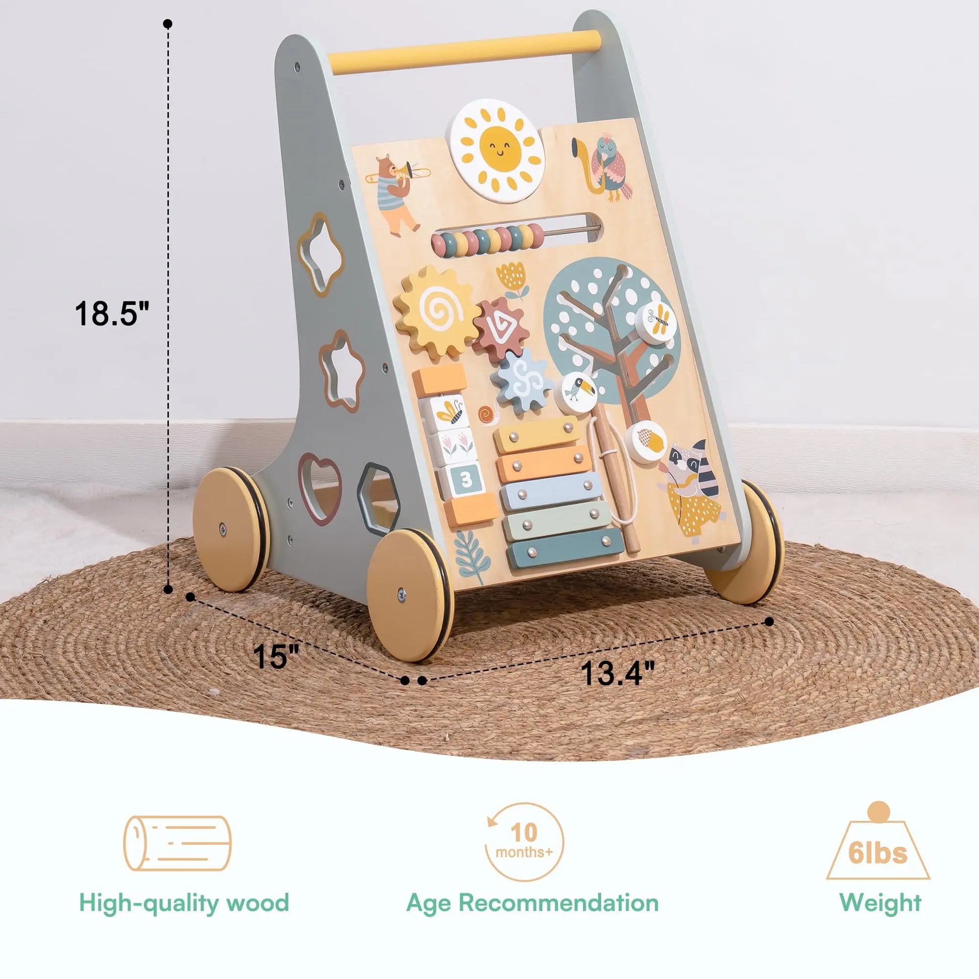 Trotteur Montessori ROBUD en bois