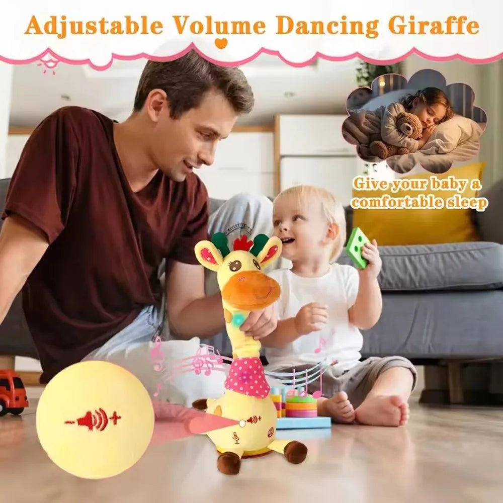 Girafe Musicale Interactive – Danse, Chante, Répète & S’illumine