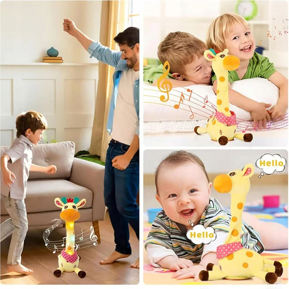 Girafe Musicale Interactive – Danse, Chante, Répète & S’illumine