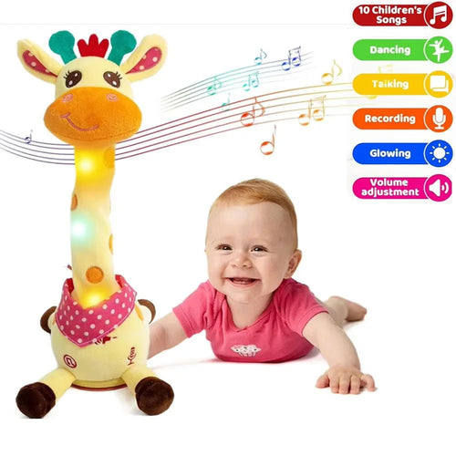 Girafe Musicale Interactive – Danse, Chante, Répète & S’illumine