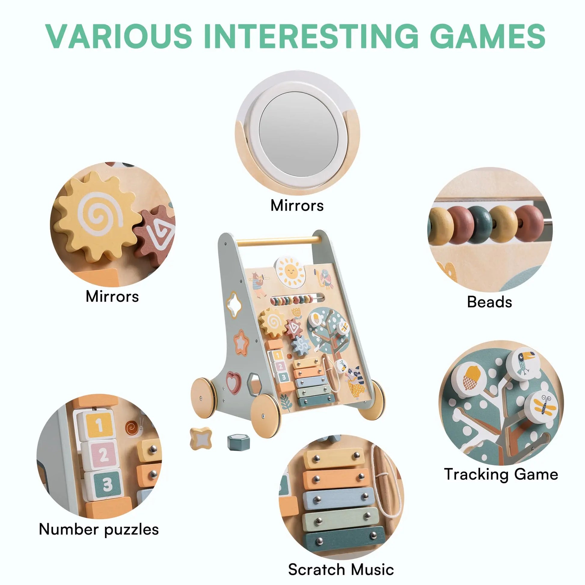 Trotteur Montessori ROBUD en bois