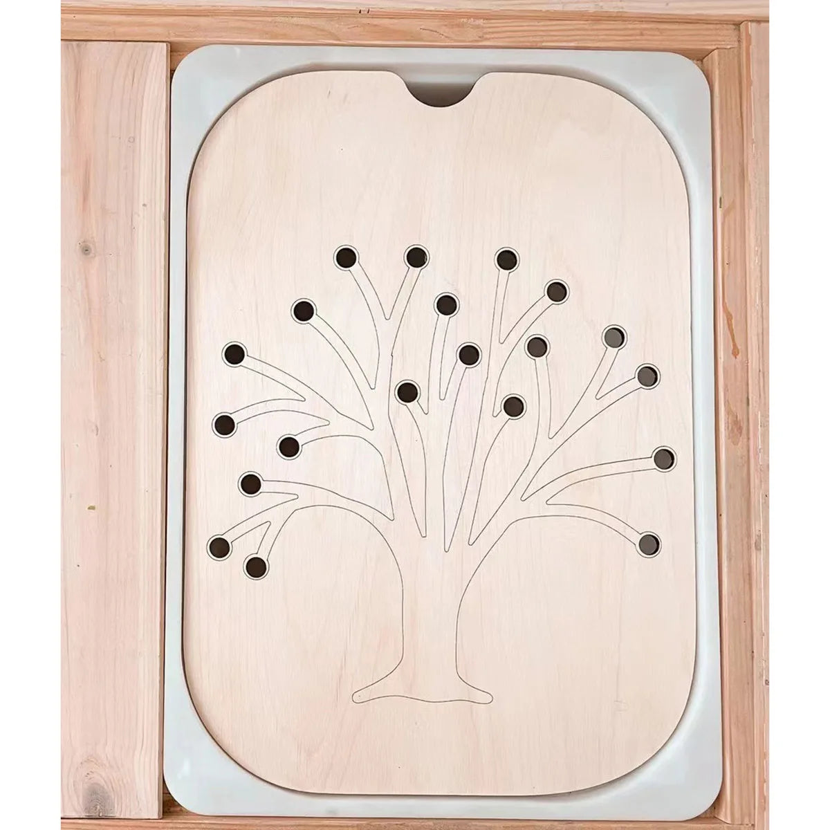 Plateau sensoriel Montessori