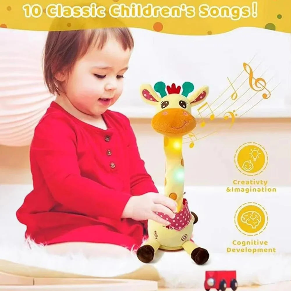 Girafe Musicale Interactive – Danse, Chante, Répète & S’illumine