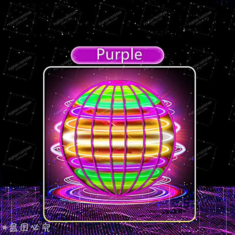 Boule Volante LED – Orbe Gyroscopique Anti-Gravité, Boomerang Automatique