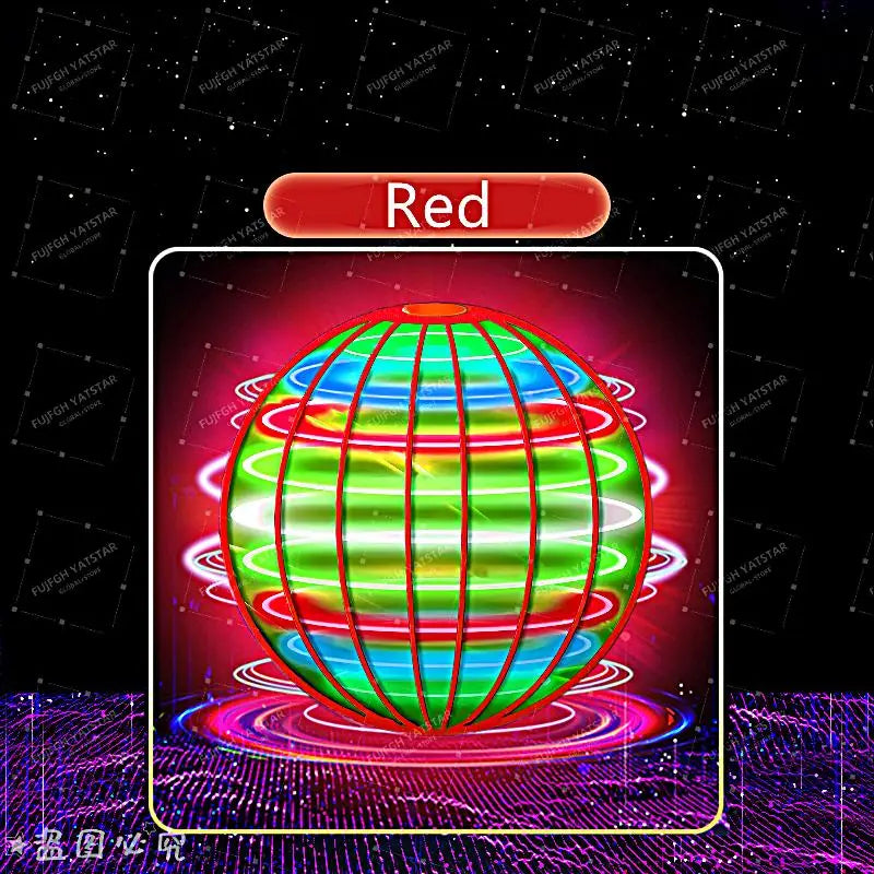 Boule Volante LED – Orbe Gyroscopique Anti-Gravité, Boomerang Automatique