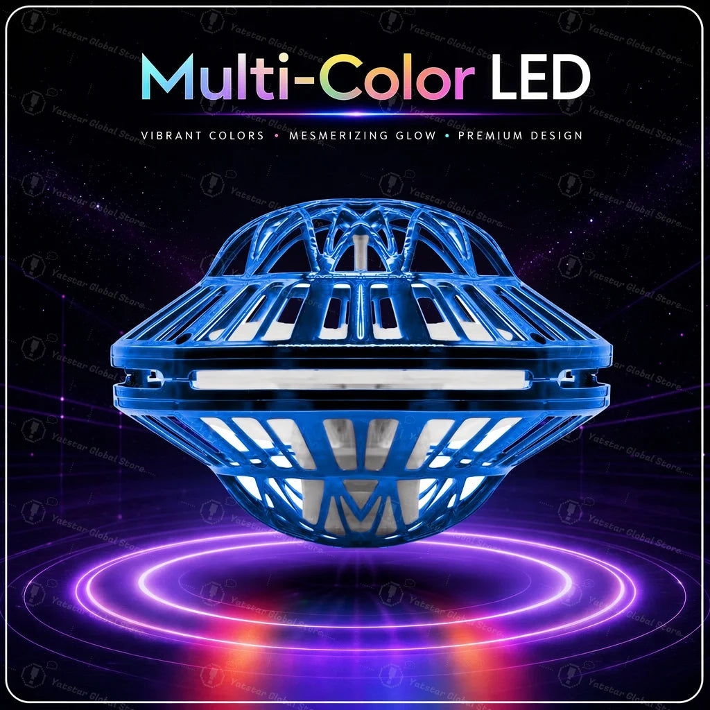 Boule Volante LED – Orbe Gyroscopique Anti-Gravité, Boomerang Automatique