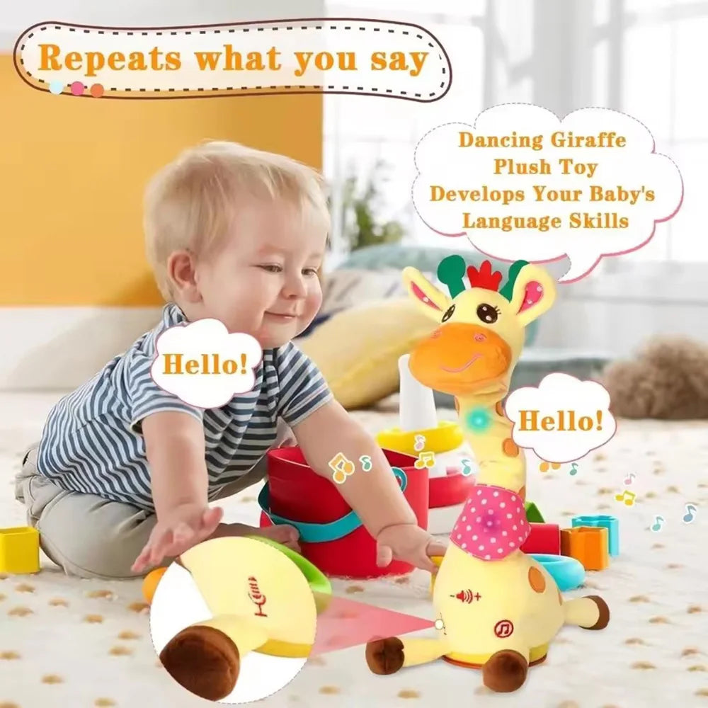 Girafe Musicale Interactive – Danse, Chante, Répète & S’illumine