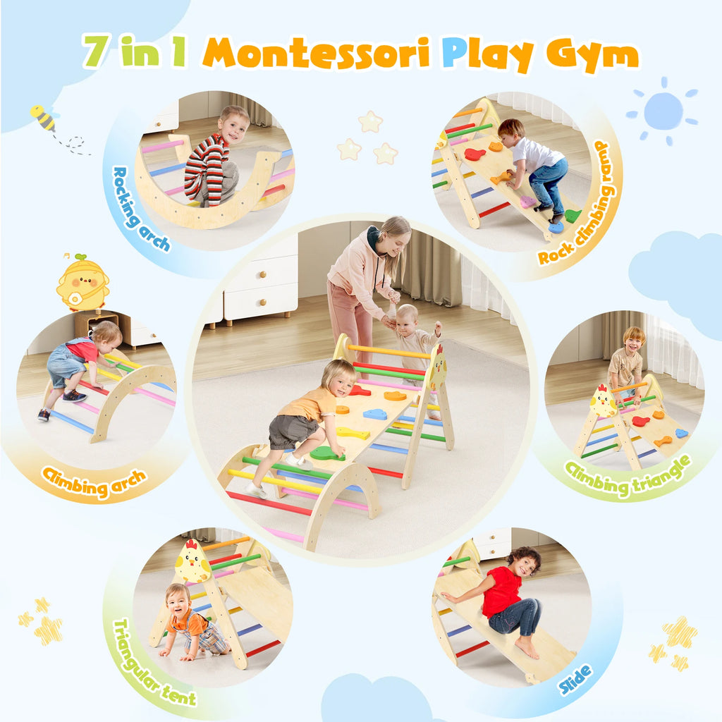 Structure d'escalade intérieure Montessori