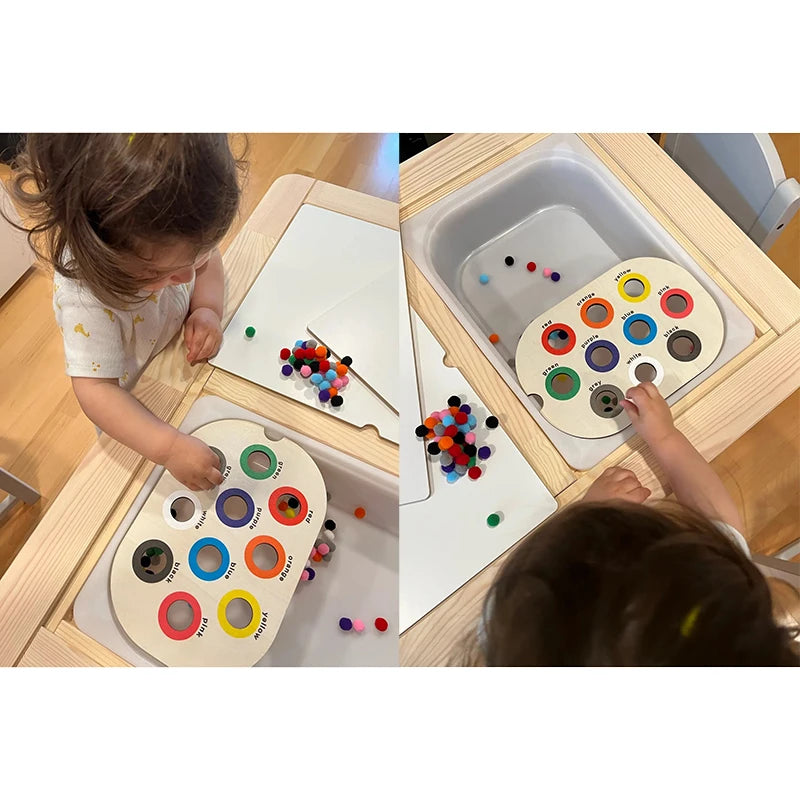Plateau sensoriel Montessori