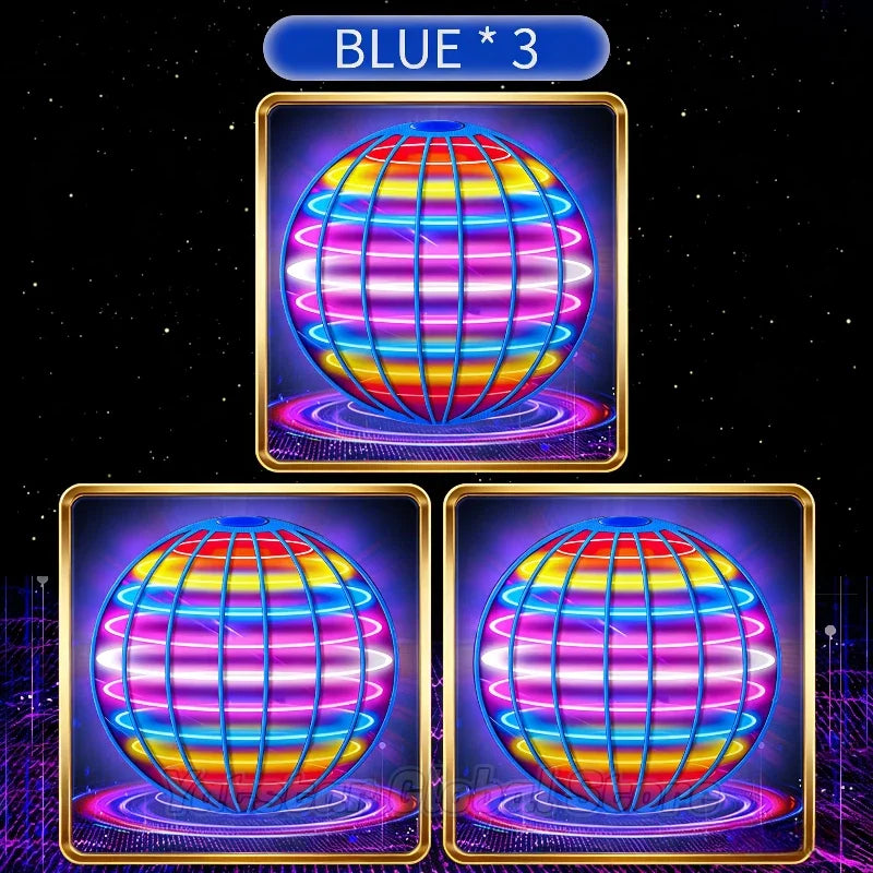 Boule Volante LED – Orbe Gyroscopique Anti-Gravité, Boomerang Automatique