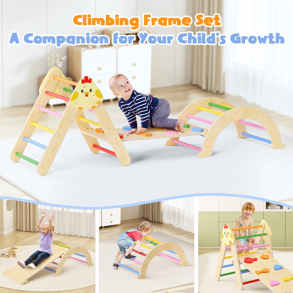 Structure d'escalade intérieure Montessori