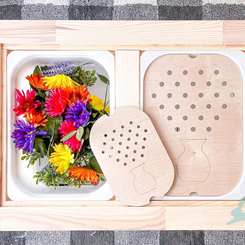 Plateau sensoriel Montessori